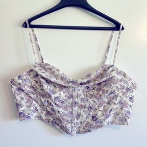SHEIN floral corset 1XL-never worn